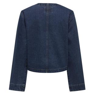 Veste en Jean Bleu Foncé Femme Only Palma vue 0