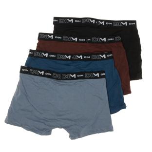 X4 Boxers Noir/Bleu/Bordeaux Homme DIM D6596 vue 3