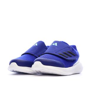 Baskets Bleu Garçon Adidas Runfalcon 3.0 Ac vue 0