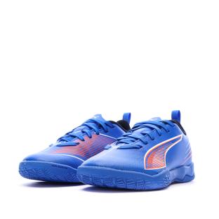 Zapatillas de fútbol azules para niño Puma Ultra 6 Play ver 0