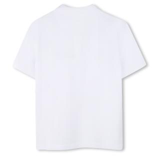 Weiß/Schwarzes Polohemd für Jungen von Hugo Boss J52730 Ansicht 0