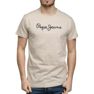 T-shirt Beige Homme Pepe Jeans Eggo N pas cher