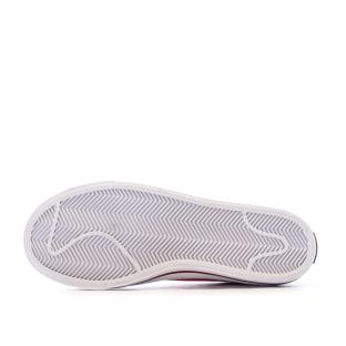 Baskets Blanc/Rouge Femme Nike Court Legacy vue 5