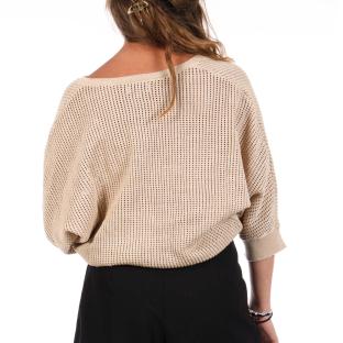 Pull Beige Femme Freeman Porter Paross vue 0