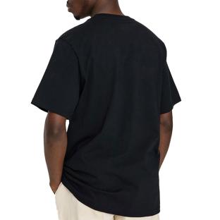 T-shirt Noir Homme Converse Center Star Chev vue 2