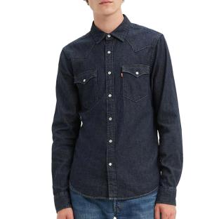 Chemise Bleu Brut Homme Levi's Classic Western pas cher