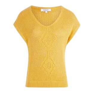 Pull Jaune Femme Morgan Mouni vue 2