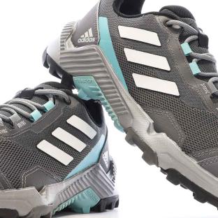 Chaussures de Trail Gris/Bleu Femme Adidas Eastrail vue 7