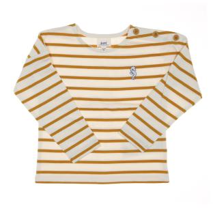 T-shirt Jaune à Rayures Enfant EOM Elorisa pas cher
