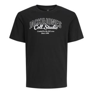 T-Shirt Noir Garçon Jack & Jones Kotos vue 3