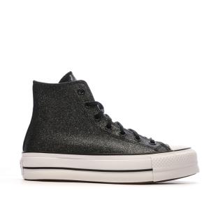 Baskets Noires Femme Converse Chuck Taylor All Star Lift A05436C vue 2