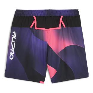 Short Noir/Violet Homme Puma All Pro vue 2