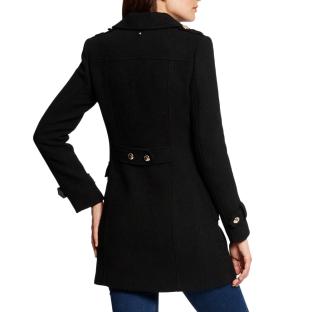 Manteau Noir Femme Morgan Fabi vue 2