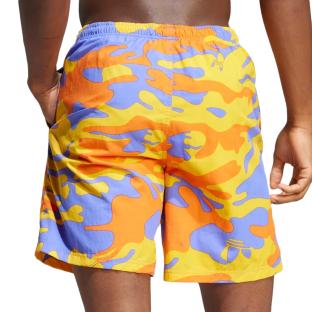 Short de bain Jaune/Bleu Femme Adidas Swimsh vue 0