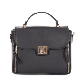 Sac à Bandoulière Noir Femme Manoukian TARA pas cher