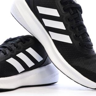 Baskets Noires/Blanches Femme Adidas Runfalcon vue 7