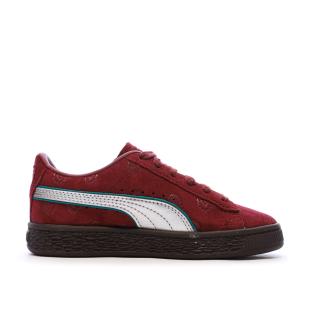 Basket Rouge Garçon Puma Suede 2 One Piece vue 2