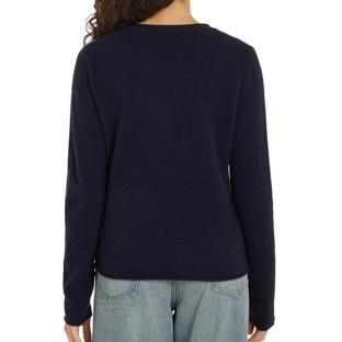 Pull Marine Femme Tommy Hilfiger Soft WW0WW43505 vue 2