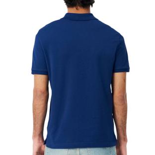 Polo Bleu Roi Homme Lacoste Slim Fit vue 0