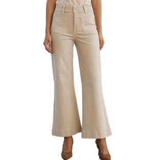 Jean Flare Beige Femme Oraije Jean Flare Elenette vue 0