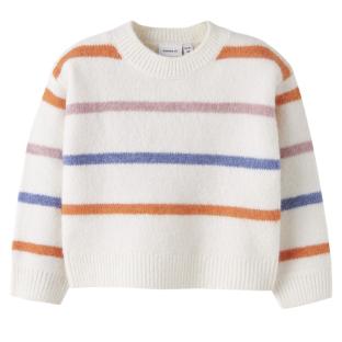 Pull Blanc Fille Name it Olenska pas cher