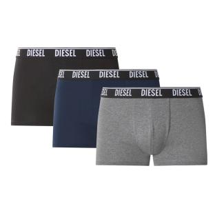 x3 Boxers Noir/Marine/Gris Homme Diesel Shawnthreepack vue 0