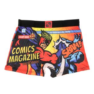 Boxer Noir/Rouge Homme Freegun Comics Magazine pas cher