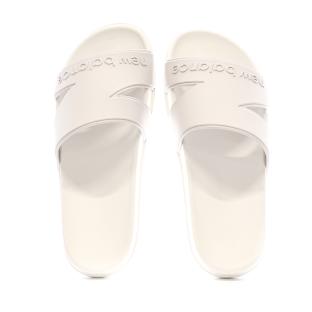 Claquettes Blanc/Gris Homme New Balance Linen pas cher