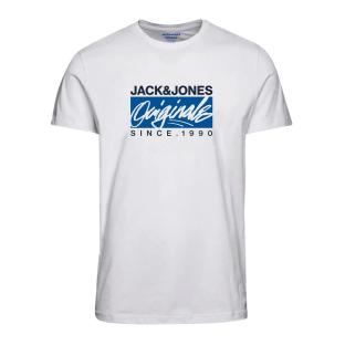 T-shirt Blanc Garçon Jack & Jones Jorraces pas cher