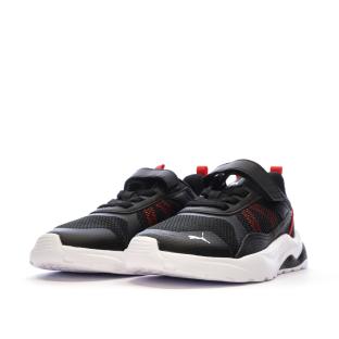 Baskets Noires/Rouges Garçon Puma Anzarun vue 6