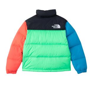 Doudoune Noir/Rose/Vert Garçon The North Face 96 Nuptse vue 0