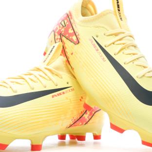 Chaussures de football Jaunes/Oranges Garçon Nike Zoom Vapor 16 Kylian Mbappé vue 7