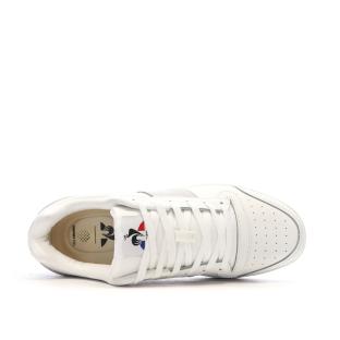 Baskets Blanches/Grises Homme Le Coq Sportif Olympia vue 4