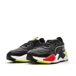 Baskets Blanches/Noires Garçon Puma Eos vue 6