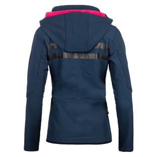 Parka Softshell Marine/Rose Femme Geographical Norway Reine vue 2