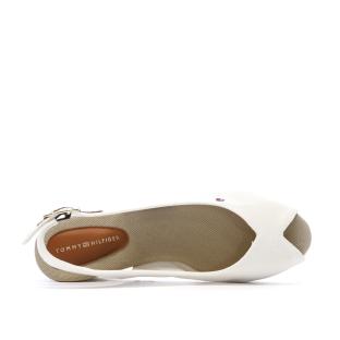 Sandales Blanches Femme Tommy Hilfiger Flag vue 4