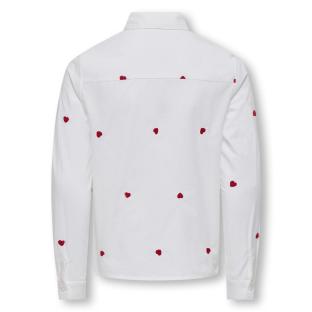 Camisa blanca/roja para niña ONLY Koglina ver 0