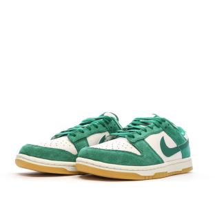 Baskets Blanches/Vertes Homme Nike Dunk Low vue 0