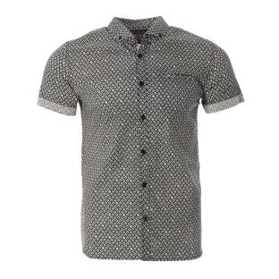 Chemise Noire à Motifs Homme Teddy Smith Cut Mc 10711556D pas cher