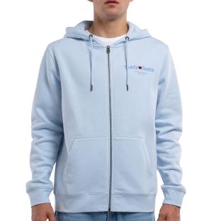 Sweat Zippé Bleu Clair Homme Teddy Smith Giclass 30J vue 0
