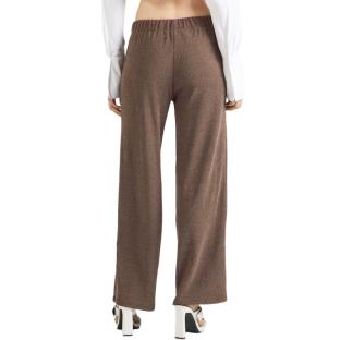 Pantalon Fluide Marron Femme Vero Moda Luna vue 2