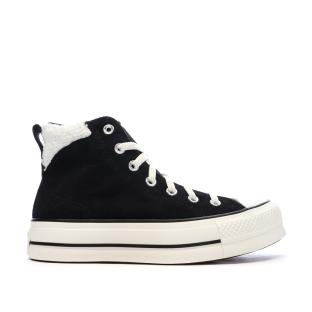Baskets Noires Femme Converse Chuck Taylor All Star Puff vue 2