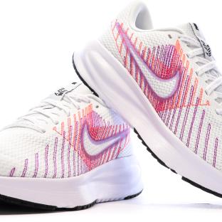 Chaussures de running Blanches/Roses Femme Nike Defy vue 7