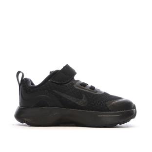 Baskets Noires Garçon Nike Wearallday vue 2