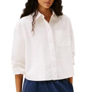 Chemise Blanche Femme Tommy Hilfiger Oxford pas cher