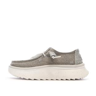 Chaussures Grises Femme Hey Dude Peak Chambra pas cher