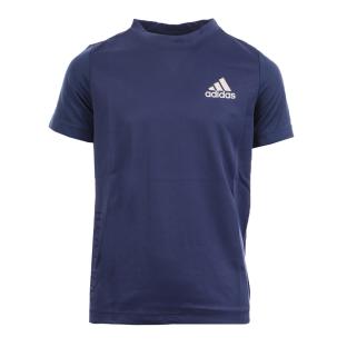 T-Shirt bleu enfant Adidas TEE GLOBLU/BLACK pas cher