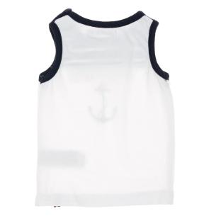 Débardeur Blanc Bébé Little Marcel LMEV0028 vue 2