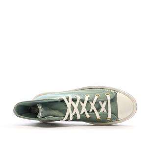 Baskets Verte Femme Converse All Star Modern Lift Platform vue 4