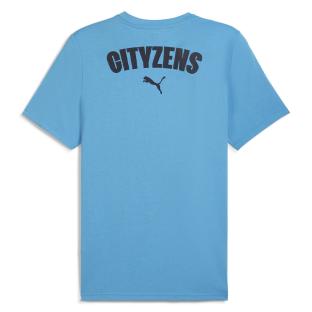 Manchester City T-shirt Bleu Homme Puma Casuals 24/25 vue 2
